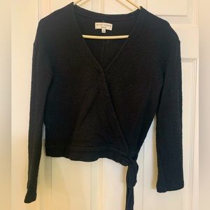 Black knit long sleeve